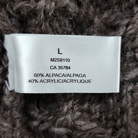 Windsmoor Women's Brown Knit Alpaca Wool Blend Cardigan Bell Sleeves Size L - Picture 9 of 14